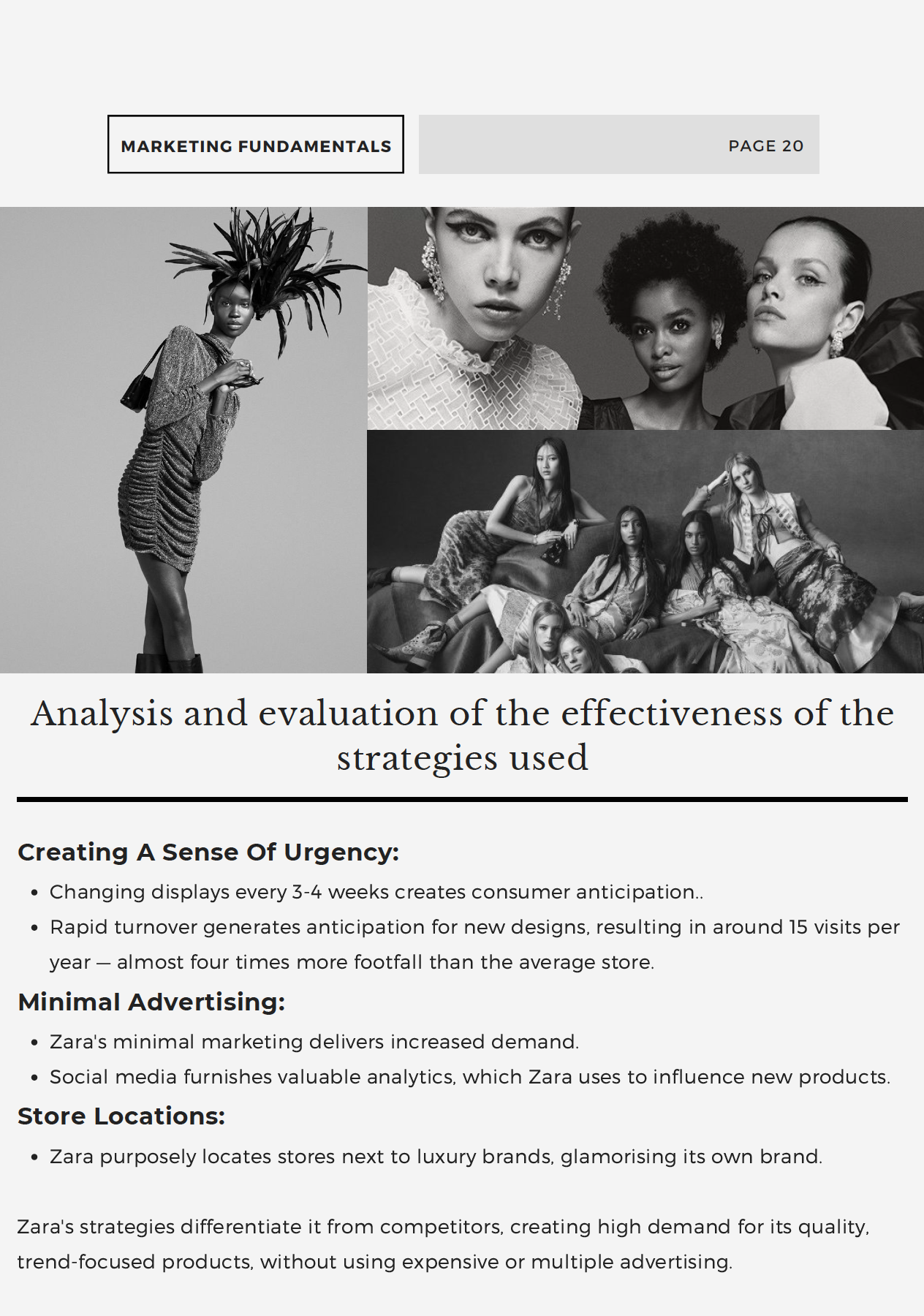 BA (Hons) Marketing & Communications for Fashion Project 3